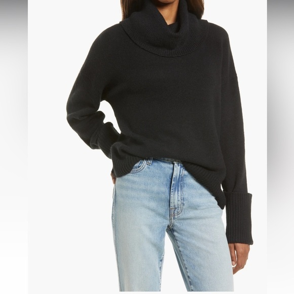Treasure & Bond Drape Neck Sweater - Picture 1 of 8